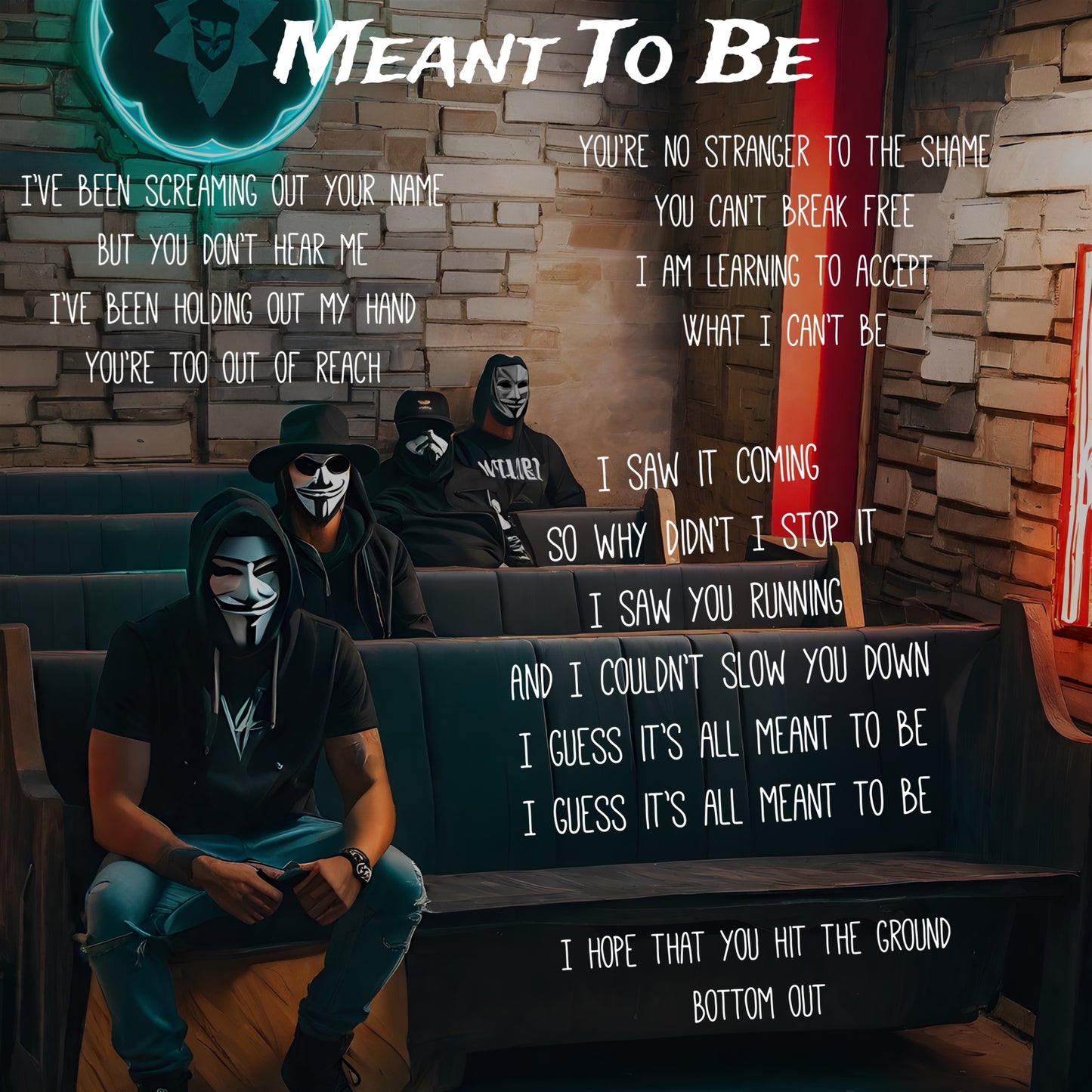 Signed “Meant To Be” Lyric Poster